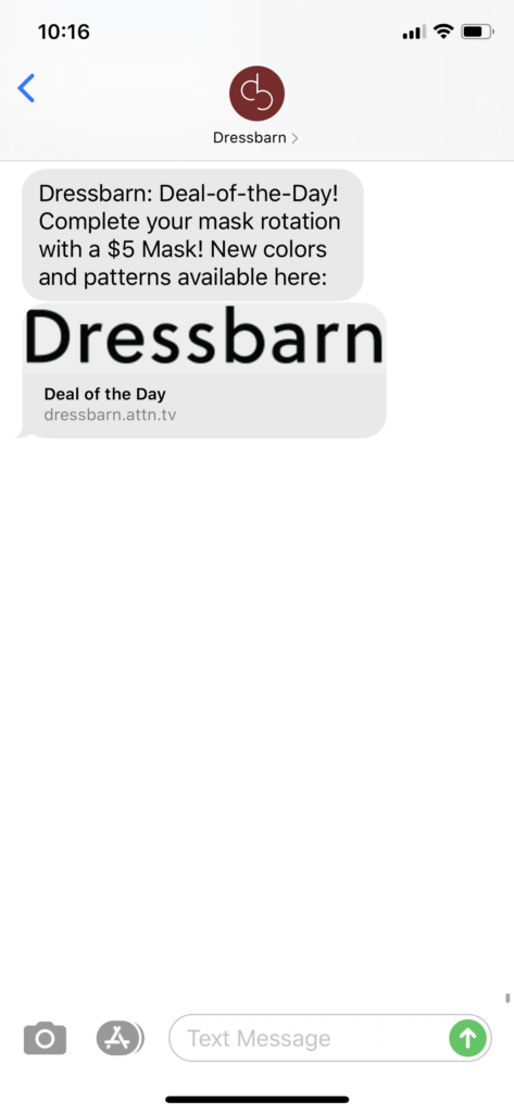 Dressbarn Text Message Marketing Example - 08.18.2020.png