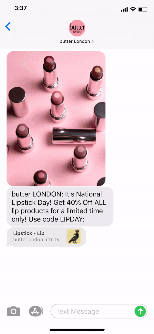 butter-London-Text-Message-Marketing-Example---07.29
