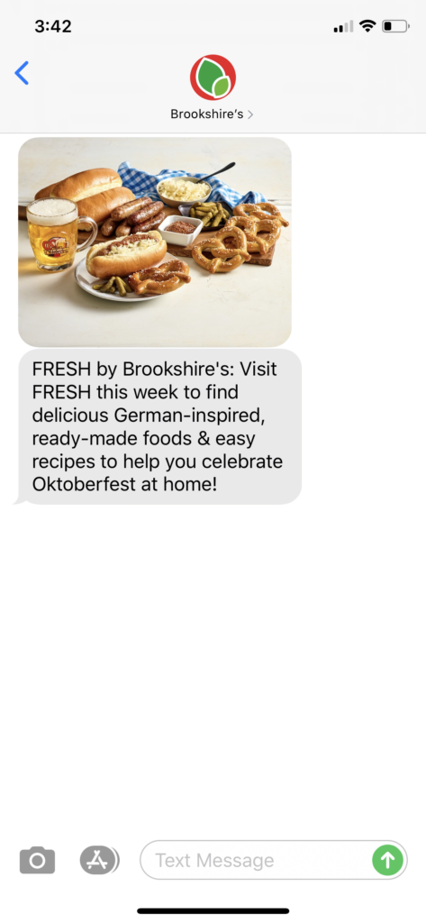 Brookshire’s Text Message Marketing Example2 - 09.14.2020