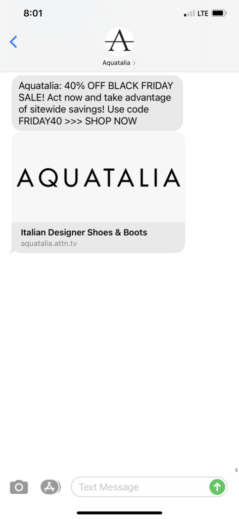 Aquatalia Text Message Marketing Example - 11.27.2020.PNG