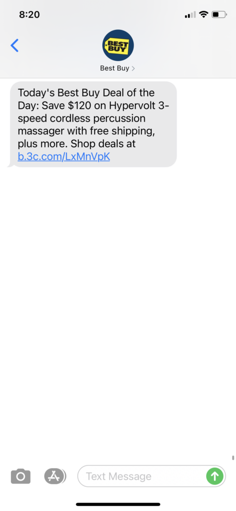 Best Buy Text Message Marketing Example - 11.12.2020.PNG
