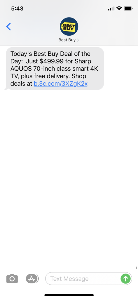 Best Buy Text Message Marketing Example - 11.22.2020.PNG