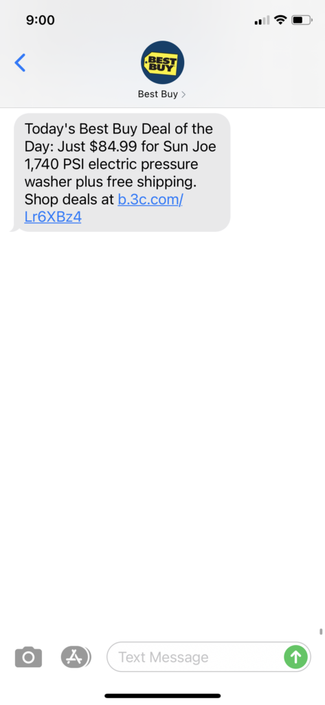 Best Buy Text Message Marketing Example - 11.29.2020.PNG