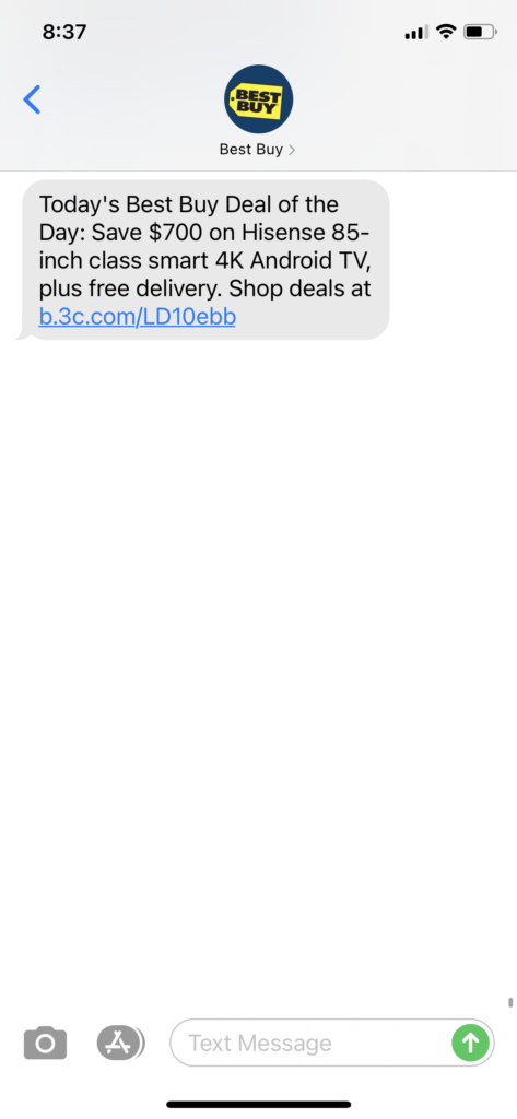 Best Buy Text Message Marketing Example - 11.30.2020.PNG