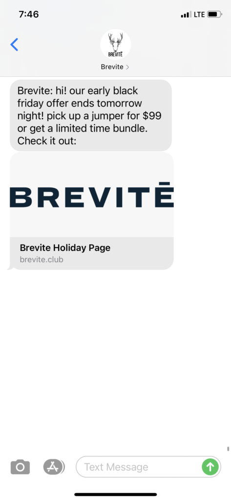Brevite Text Message Marketing Example - 11.25.2020.PNG