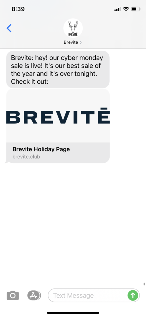 Brevite Text Message Marketing Example - 11.30.2020.PNG
