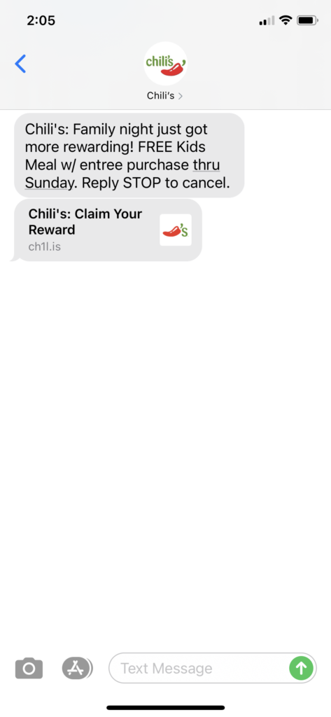 Chili's Text Message Marketing Example - 11.07.2020.PNG