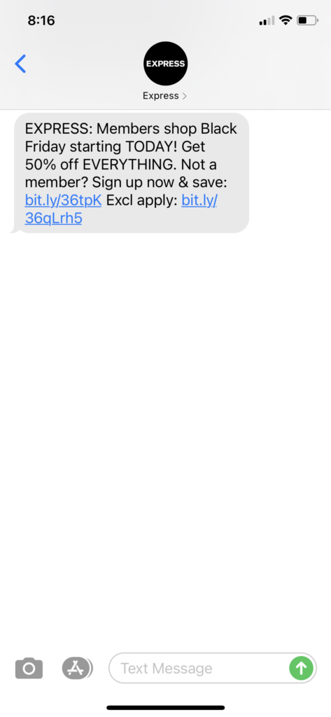 Express Text Message Marketing Example - 11.12.2020.PNG
