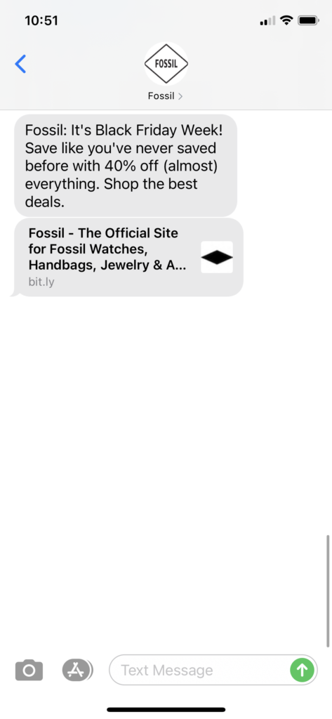 Fossil Text Message Marketing Example - 11.23.2020.PNG