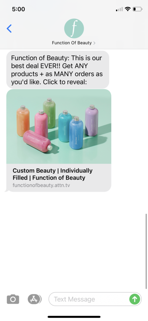 Function of Beauty Text Message Marketing Example - 11.24.2020.PNG