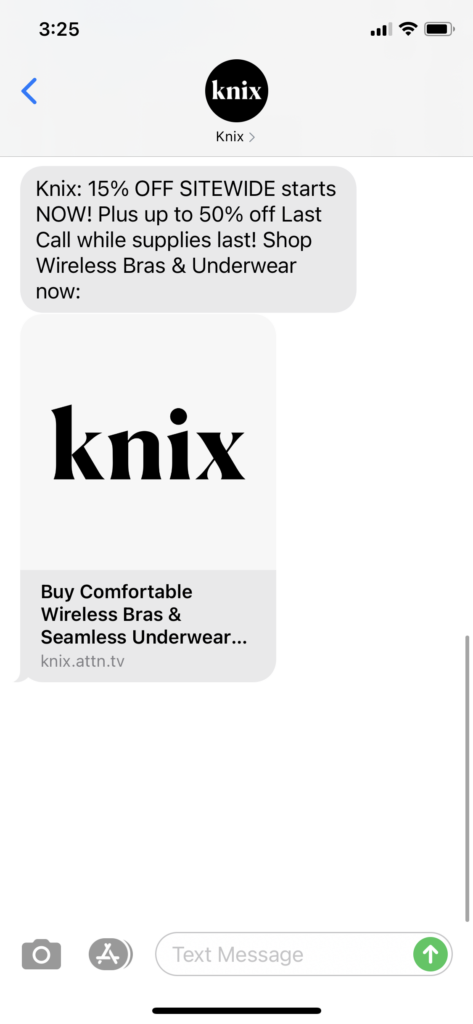 Knix Text Message Marketing Example - 11.26.2020.PNG