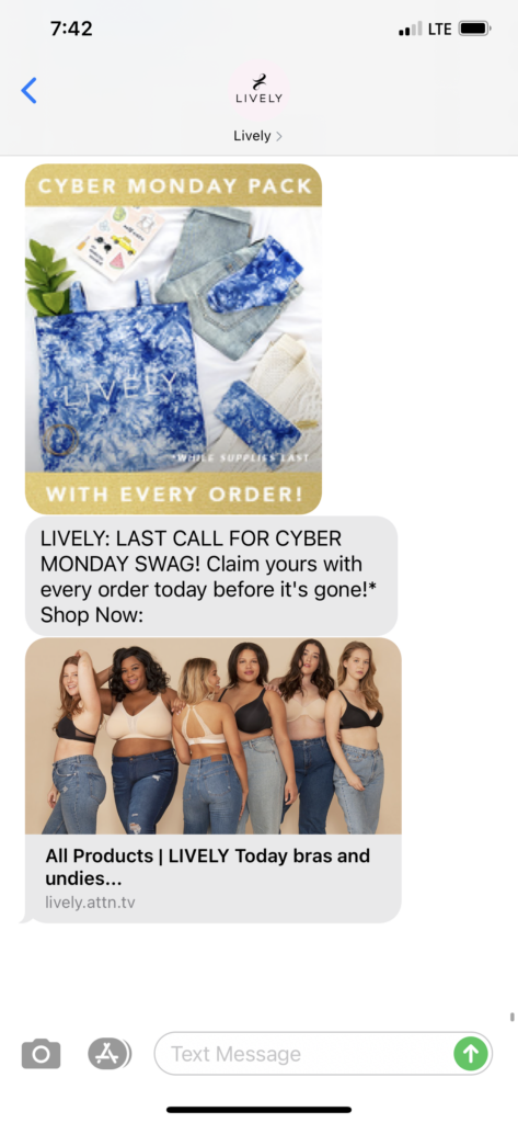 Lively Text Message Marketing Example - 11.30.2020.PNG