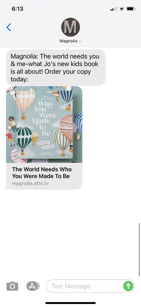 Magnolia Text Message Marketing Example - 11.20.2020.PNG