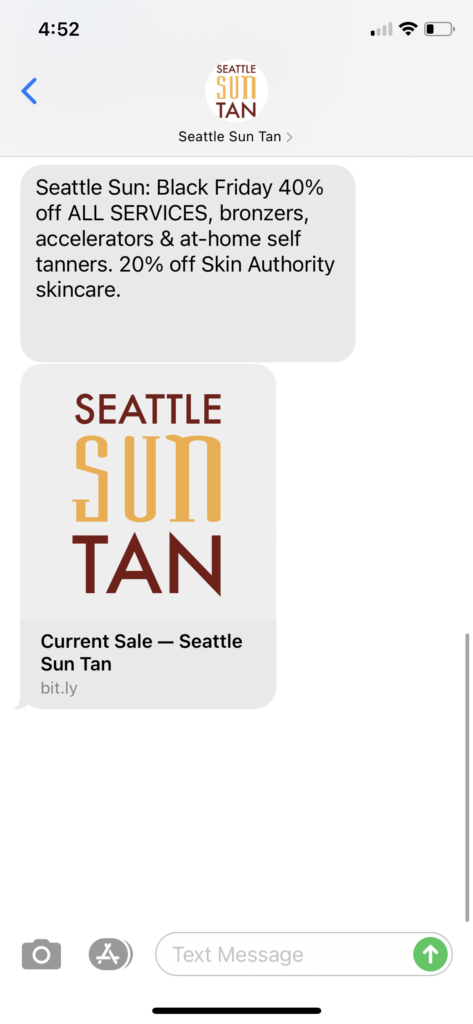 Seattle Sun Tan Text Message Marketing Example - 11.24.2020.PNG