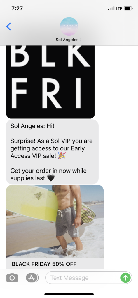 Sol Angeles Text Message Marketing Example - 11.19.2020.PNG