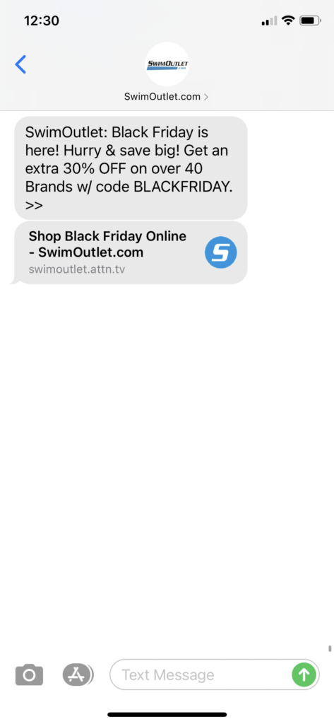 SwimOutlet.com Text Message Marketing Example - 11.27.2020.PNG