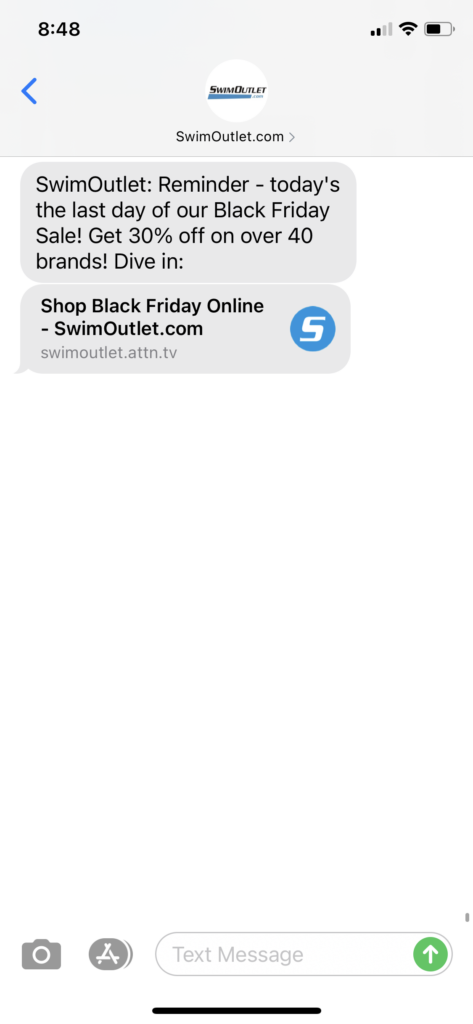 SwimOutlet.com Text Message Marketing Example - 11.29.2020.PNG