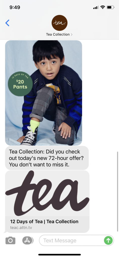 Tea Collection Text Message Marketing Example - 11.13.2020.PNG
