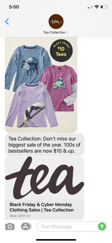 Tea Collection Text Message Marketing Example - 11.24.2020.PNG
