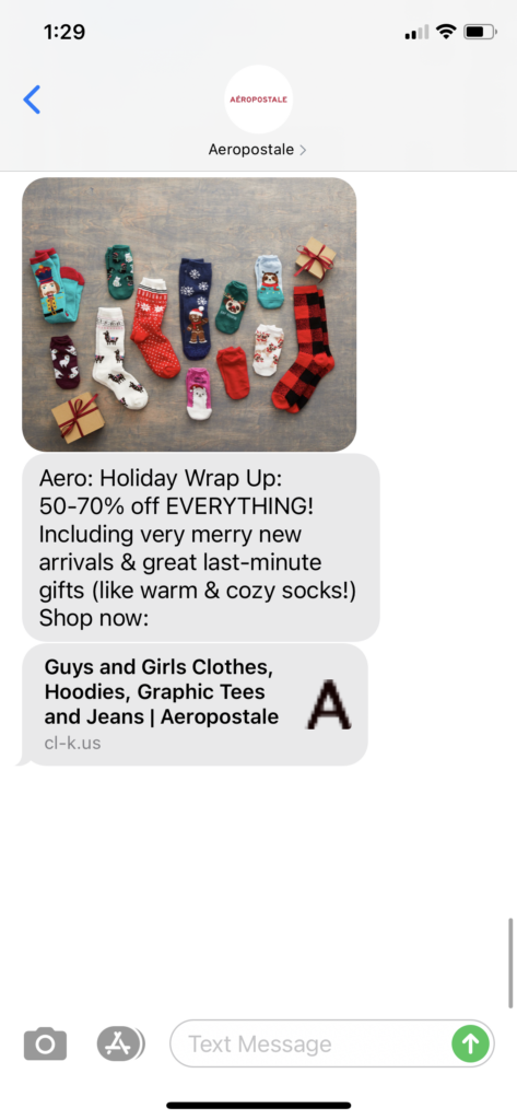 Aeropostale Text Message Marketing Example - 12.04.2020.PNG