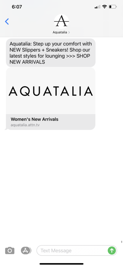 Aquatalia Text Message Marketing Example - 12.9.2020.PNG