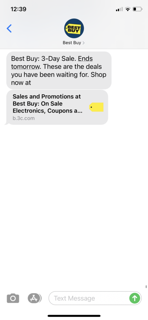 Best Buy Text Message Marketing Example - 12.16.2020.PNG