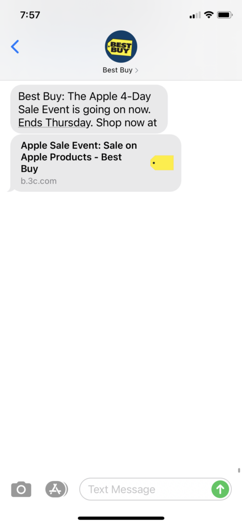 Best Buy Text Message Marketing Example - 12.8.2020.PNG