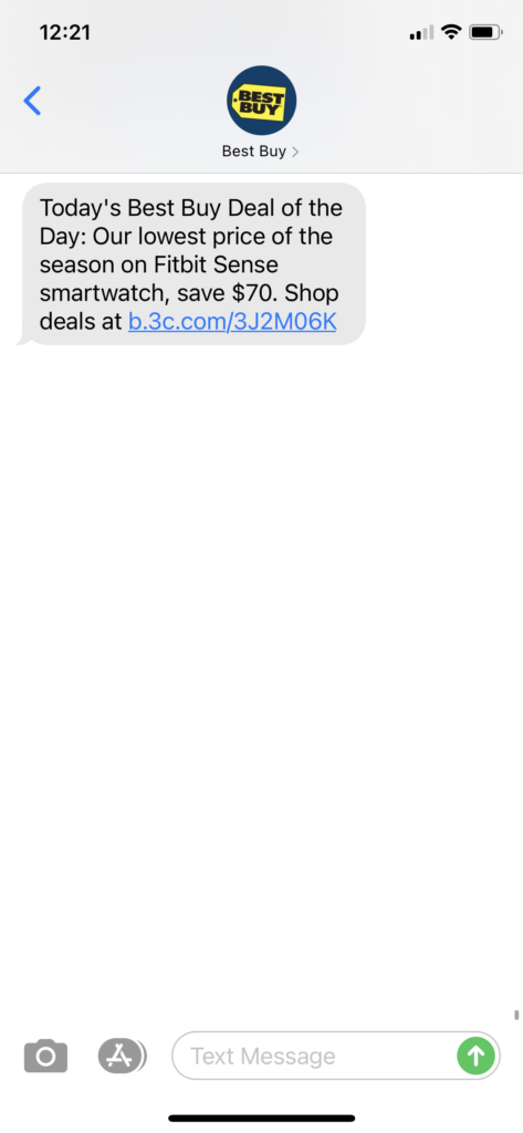 Best Buy Text Message Marketing Example - 12.9.2020.PNG