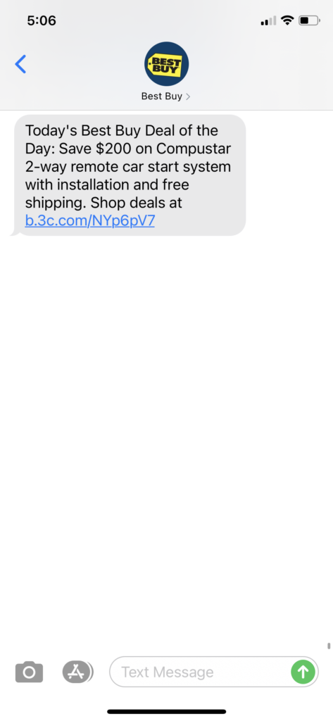 Best Buy Text Message Marketing Example 2- 12.01.2020.PNG