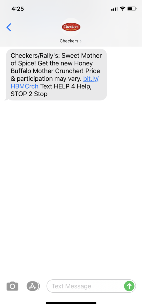 Checkers Text Message Marketing Example - 12.2.2020.PNG