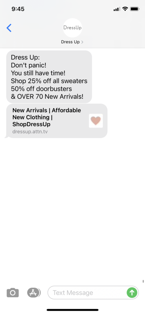 Dress Up Text Message Marketing Example - 12.13.2020.PNG