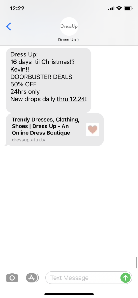 Dress Up Text Message Marketing Example - 12.9.2020.PNG