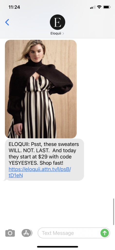 Eloquii Text Message Marketing Example - 12.10.2020.PNG