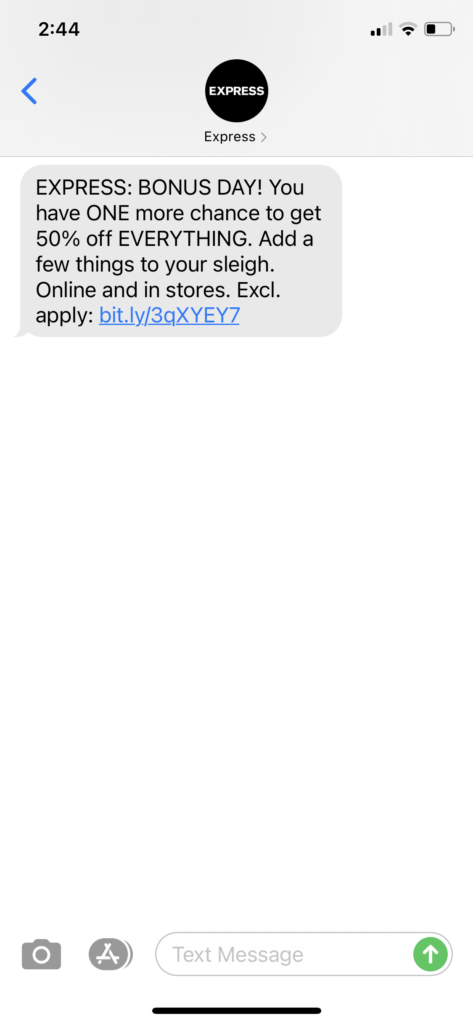 Express Text Message Marketing Example - 12.15.2020.PNG