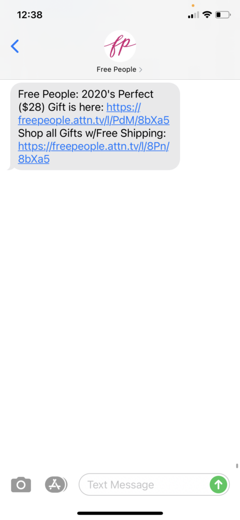 Free People Text Message Marketing Example - 12.16.2020.PNG