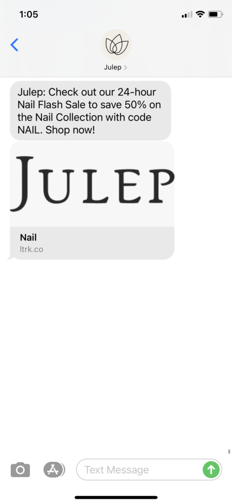 Julep Text Message Marketing Example - 12.06.2020.PNG