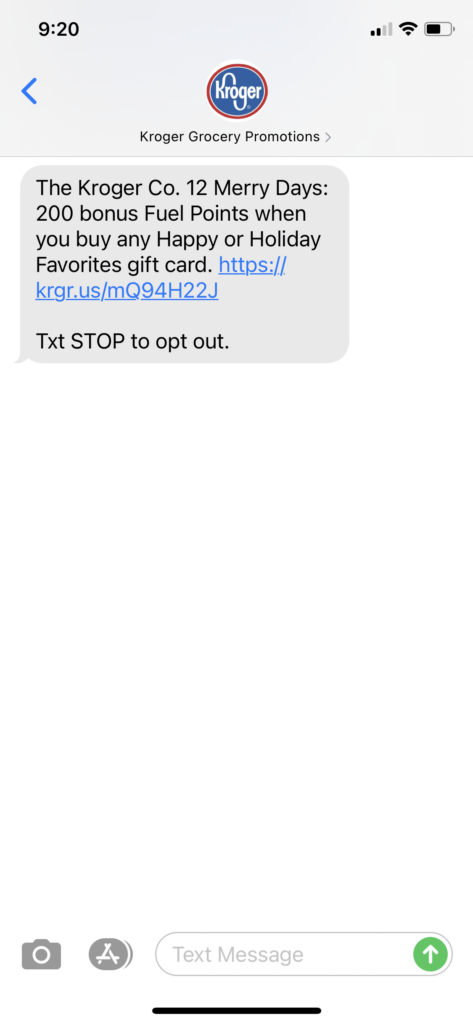 Kroger Text Message Marketing Example - 12.14.2020.PNG
