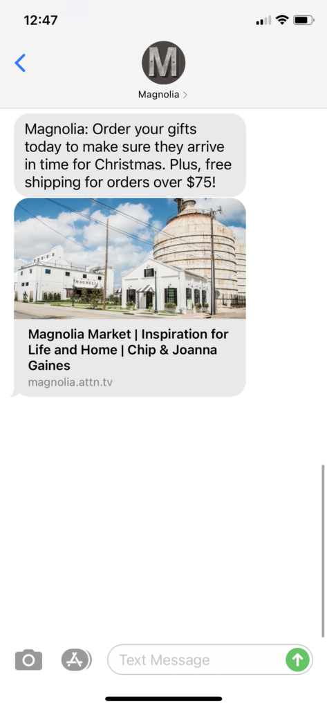 Magnolia Text Message Marketing Example - 12.7.2020.PNG