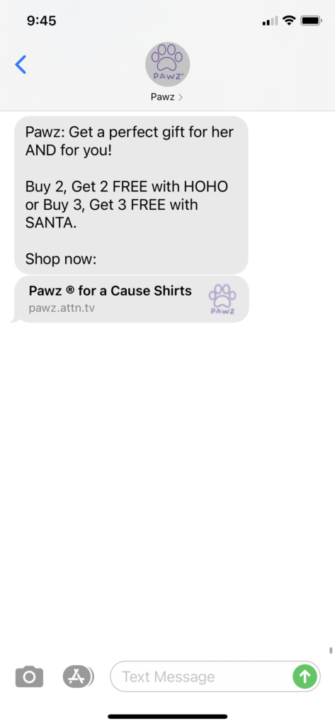 PAWZ Text Message Marketing Example - 12.13.2020.PNG