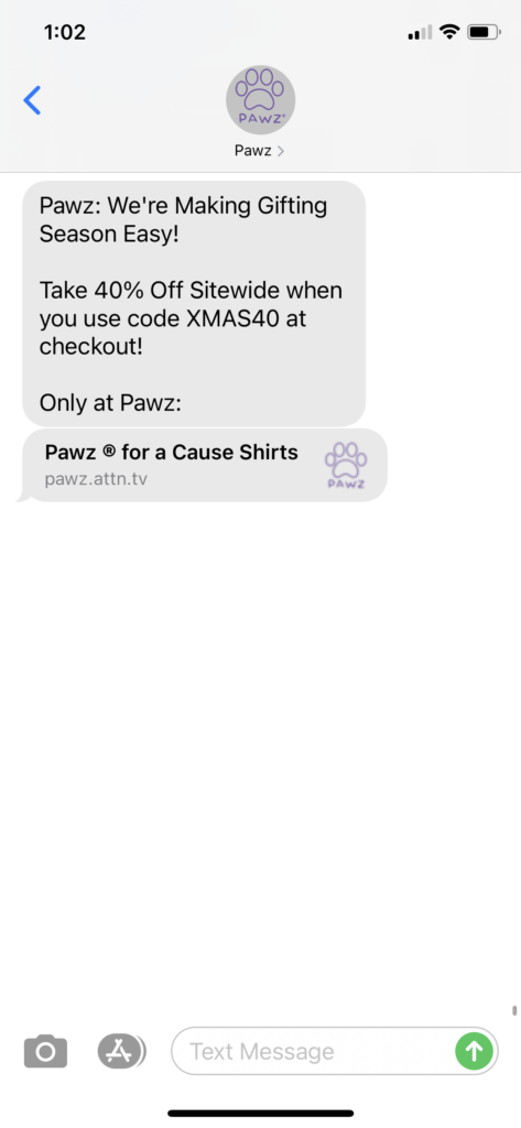 Pawz Text Message Marketing Example - 12.06.2020.PNG
