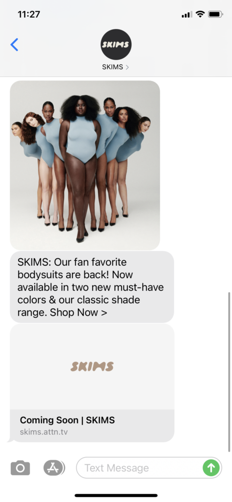 SKIMS Text Message Marketing Example - 12.10.2020.PNG