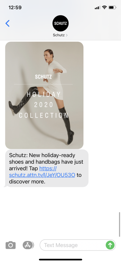 Schutz Text Message Marketing Example - 12.06.2020.PNG