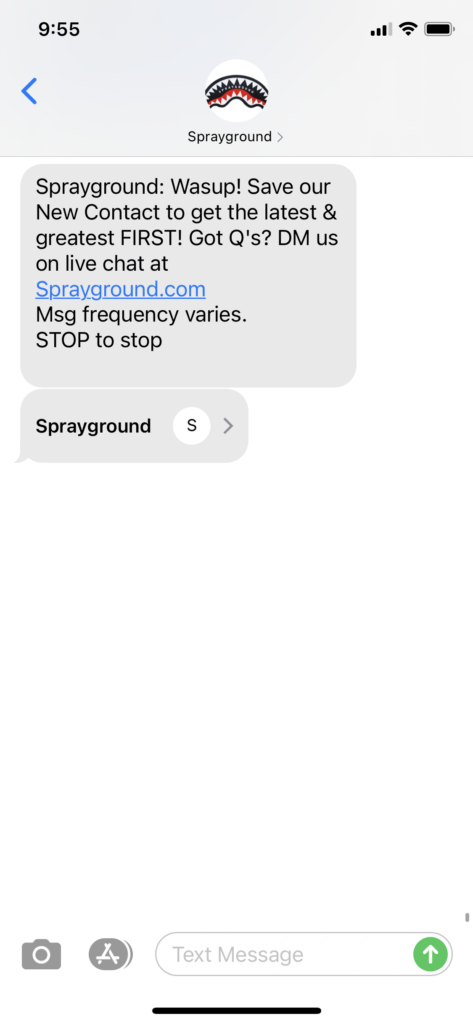 Sprayground Text Message Marketing Example 2- 12.11.2020.PNG