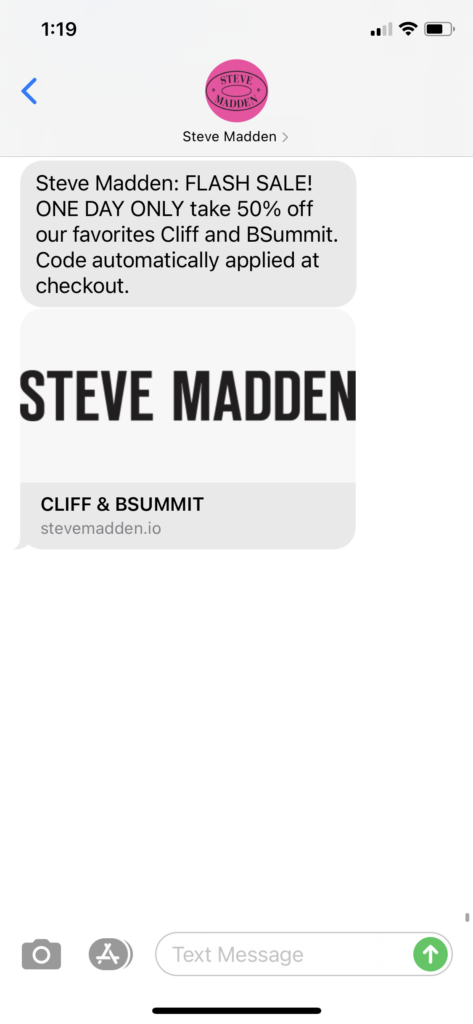 Steve Madden Text Message Marketing Example - 12.05.2020.PNG