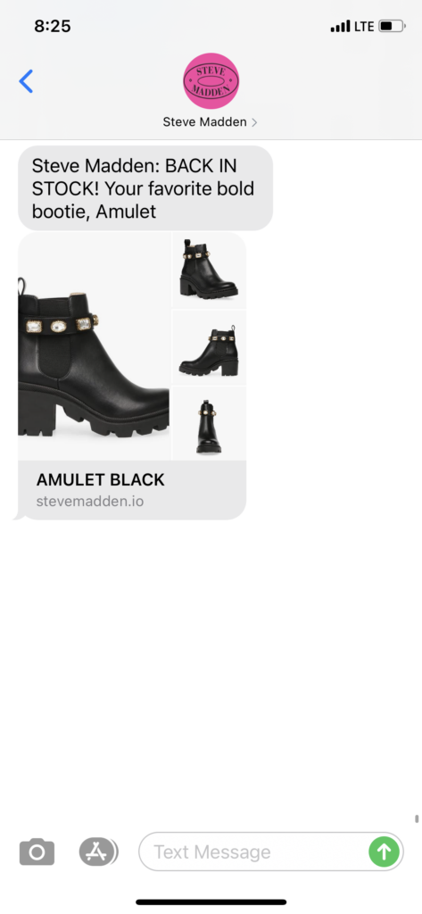 Steve Madden Text Message Marketing Example - 12.4.2020.PNG