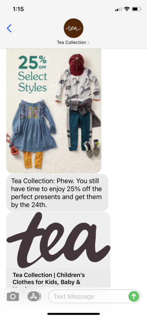 Tea Collection Text Message Marketing Example - 12.05.2020.PNG
