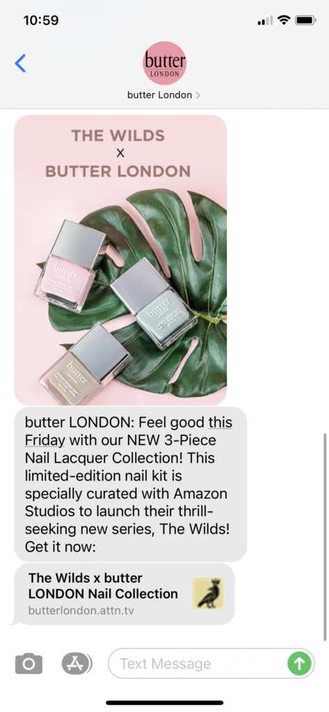butter London Text Message Marketing Example - 12.11.2020.PNG