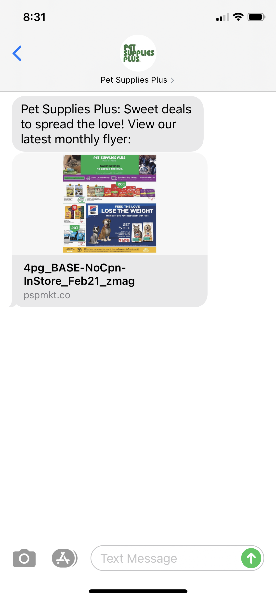 Pet Supplies Plus Text Marketing Examples Sms Archives
