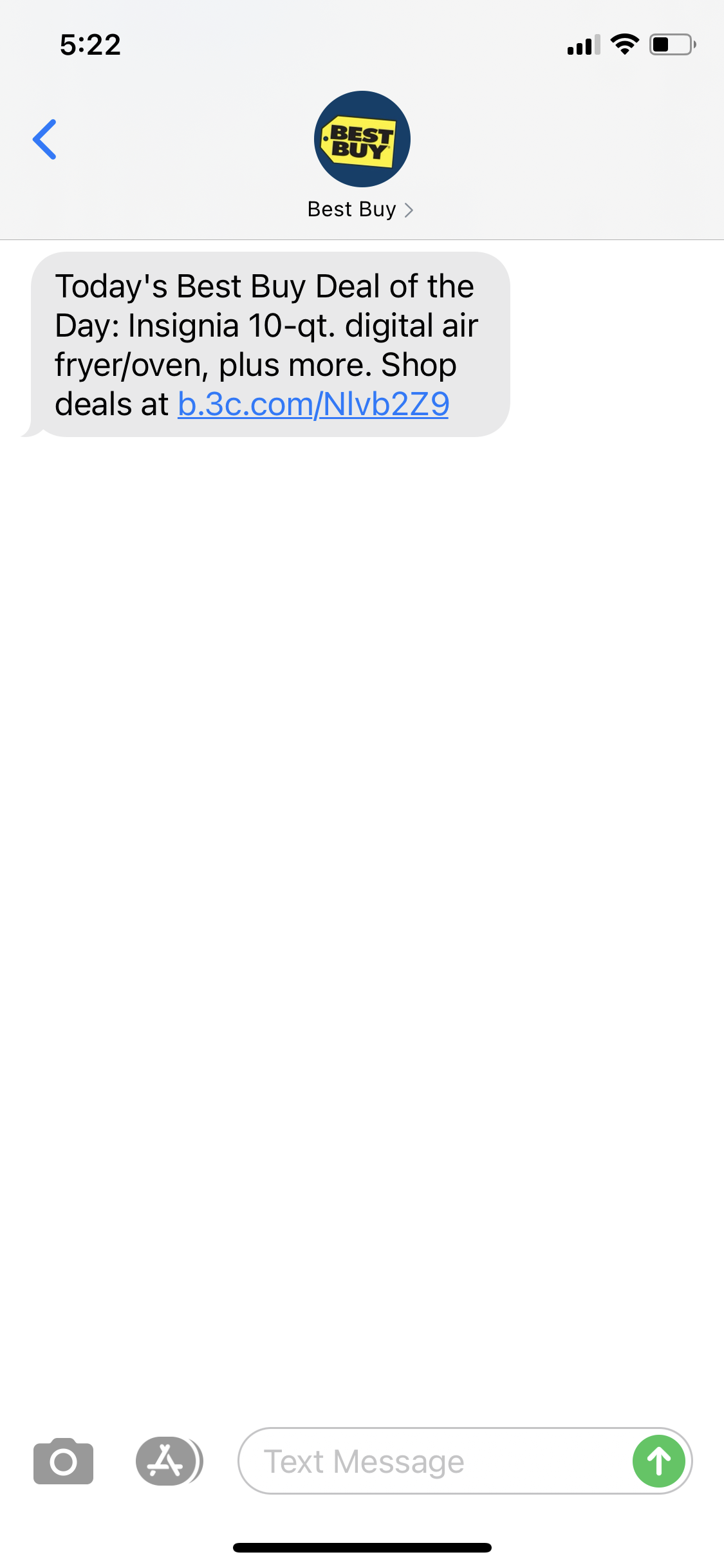 Best Buy Text Message Marketing Example – 04.19.2021 | SMS Archives