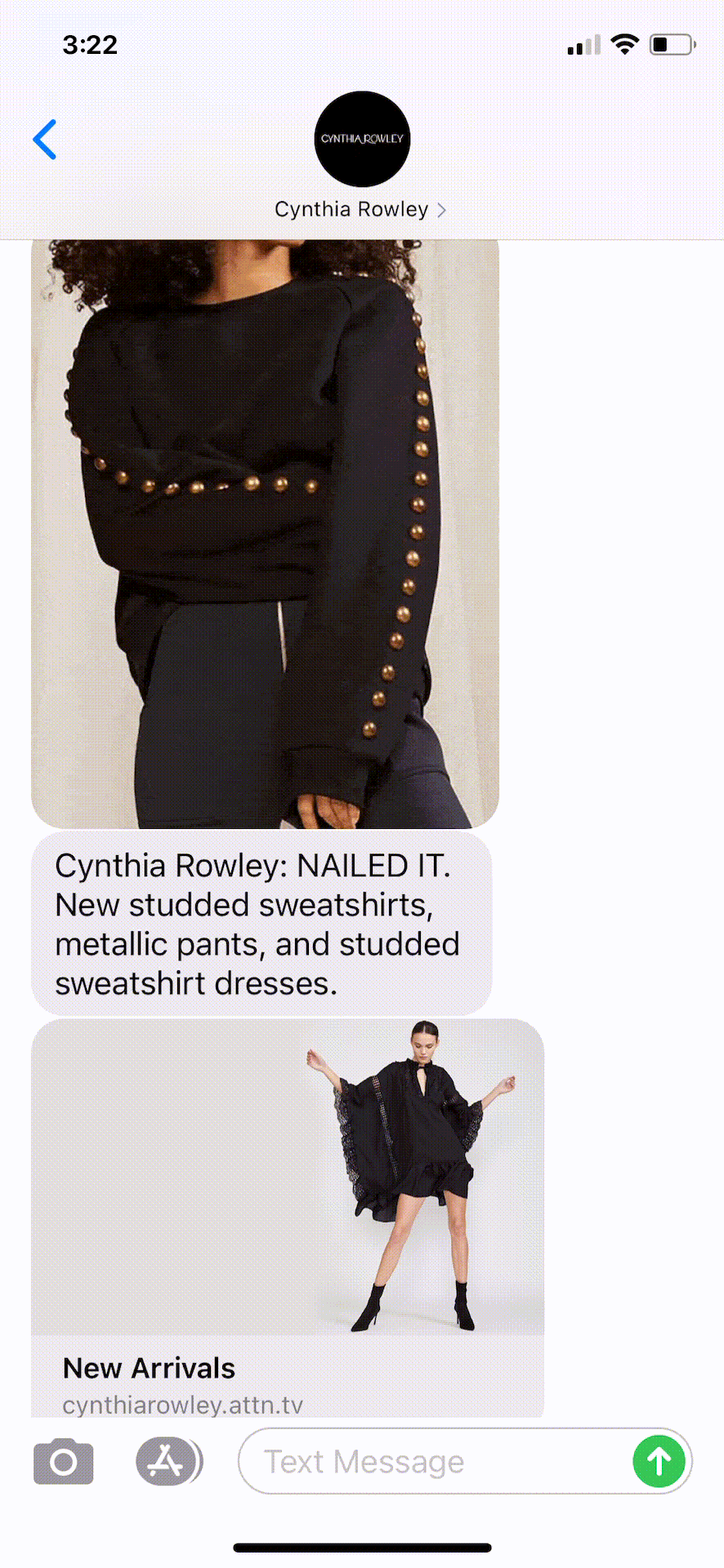 Cynthia-Rowley-Text-Message-Marketing-Example-02.10.2021